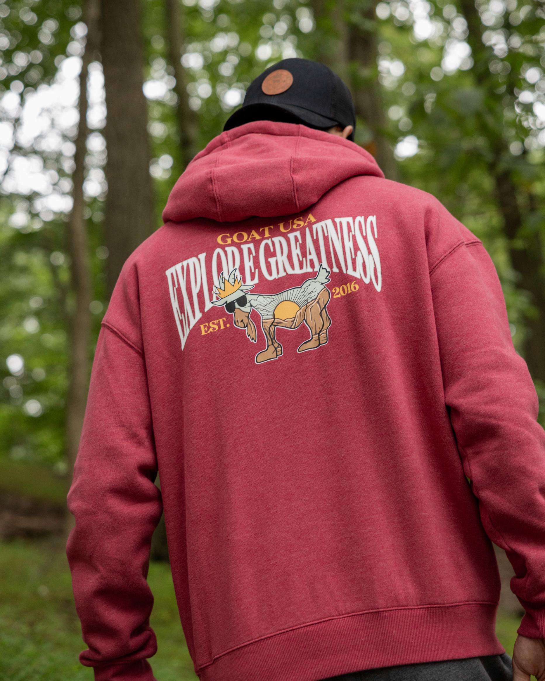 Explore Greatness Hooded Sweatshirt