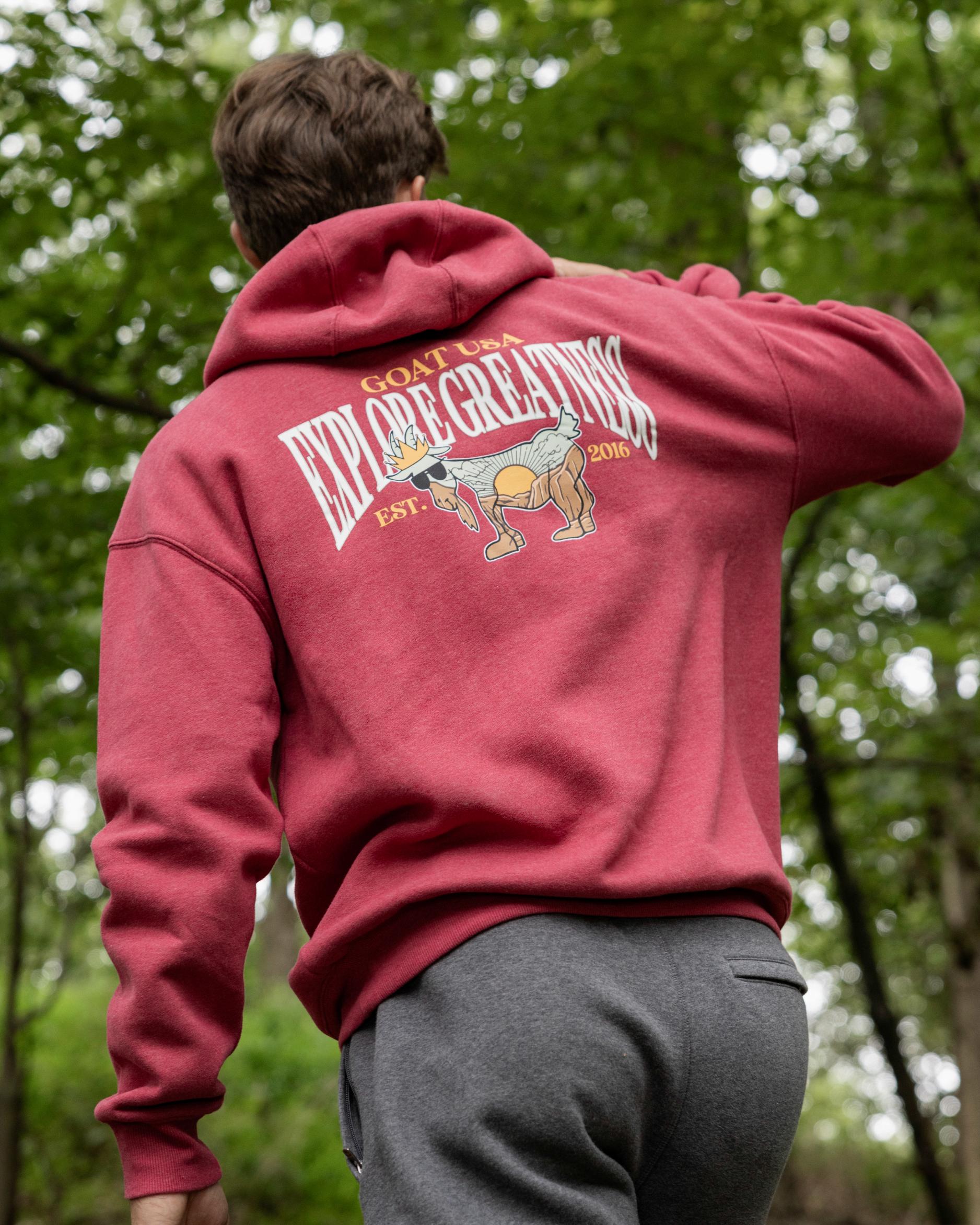 Explore Greatness Hooded Sweatshirt