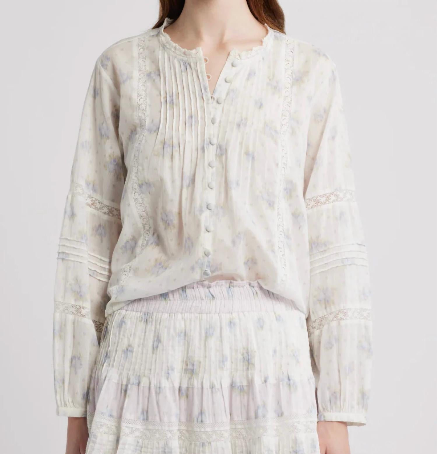 Loveshackfancy - Lita Long Sleeve Top