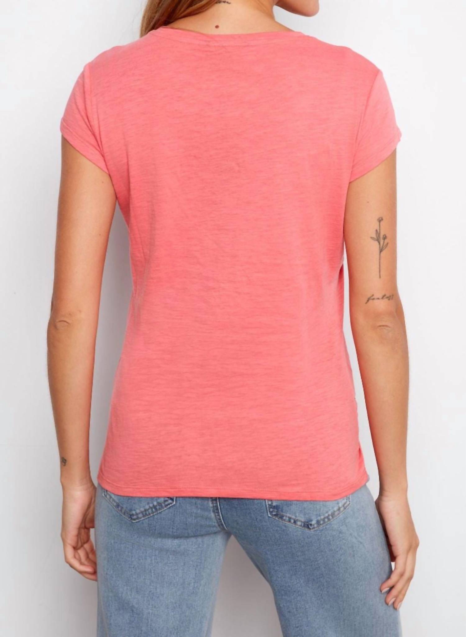 Charlie B - Organic Cotton Heart Cut-out T-shirt
