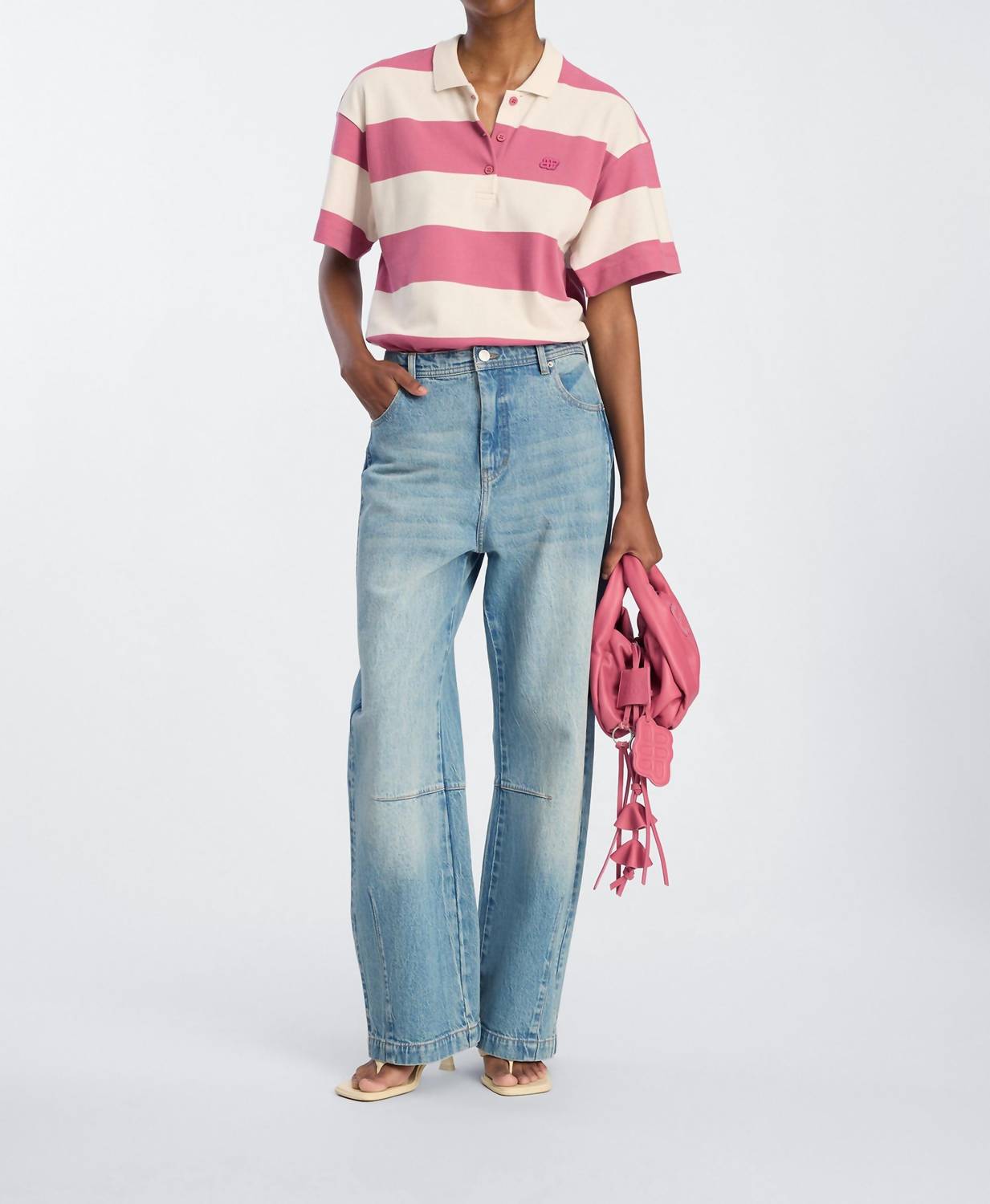 Munthe - Organic Cotton Stripe Polo Shirt