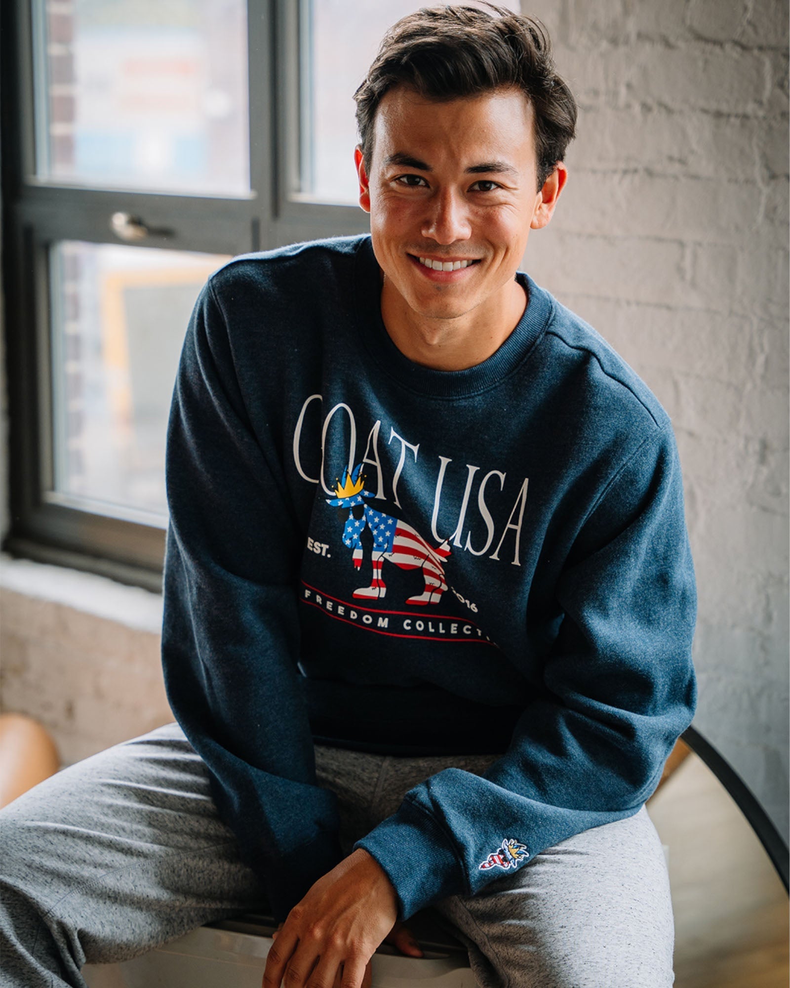 North Tyson Freedom Crewneck Sweatshirt